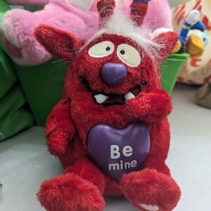 Gemmy‎ Monster Maniac Be Mine Animated Singing Red Monster